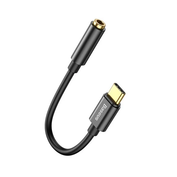 Baseus L54 USB-C audioadapter + 3,5 mm-es mini jack, fekete