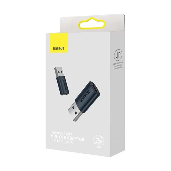 Baseus Ingenuity USB-A-USB-C OTG adapter, kék