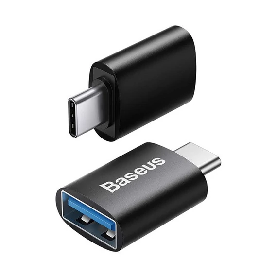 Baseus Ingenuity USB-C-USB-A OTG adapter, fekete