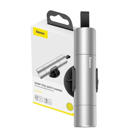 Baseus Sharp Tool Vészhelyzeti Kalapács, ezüst
