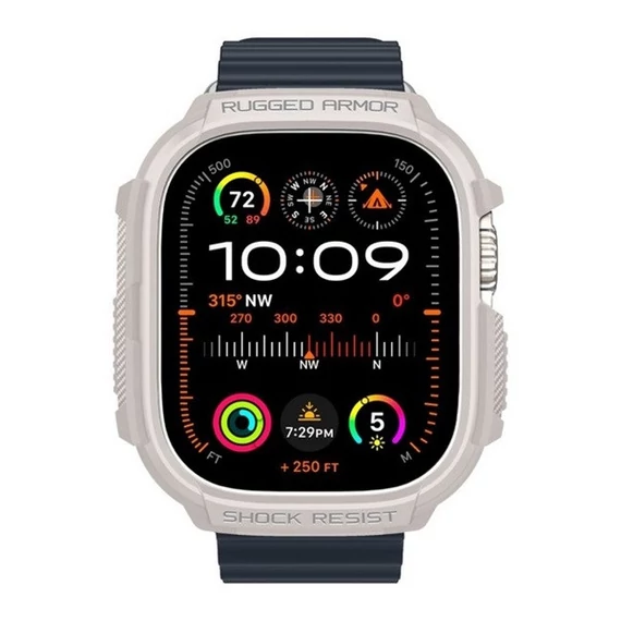 Spigen Rugged Armor Apple Watch Ultra 2/1 (49mm) tok, bézs