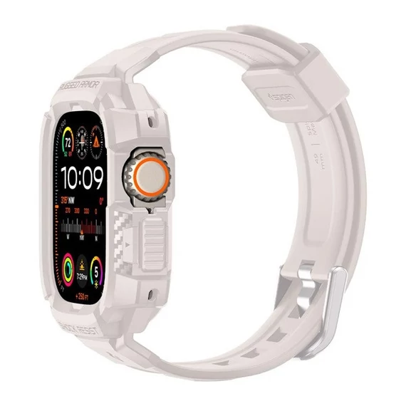 Spigen Rugged Armor Pro Apple Watch Ultra 2/1 (49mm)  tok/szíj, bézs