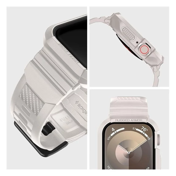 Spigen Rugged Armor Pro Apple Watch 9/8/7 (45mm) /SE (2nd/1st Gen)/6/5/4 (44mm)  tok, bézs