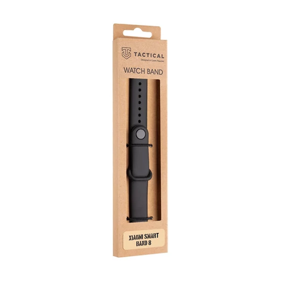 Tactical 846 Xiaomi Smart Band 8 szilikon szíj, fekete