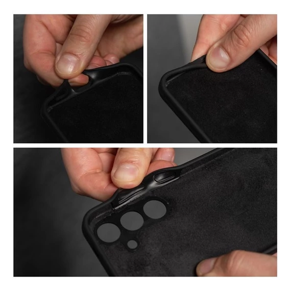 2mm Honor X7A szilikon hátlap tok, fekete