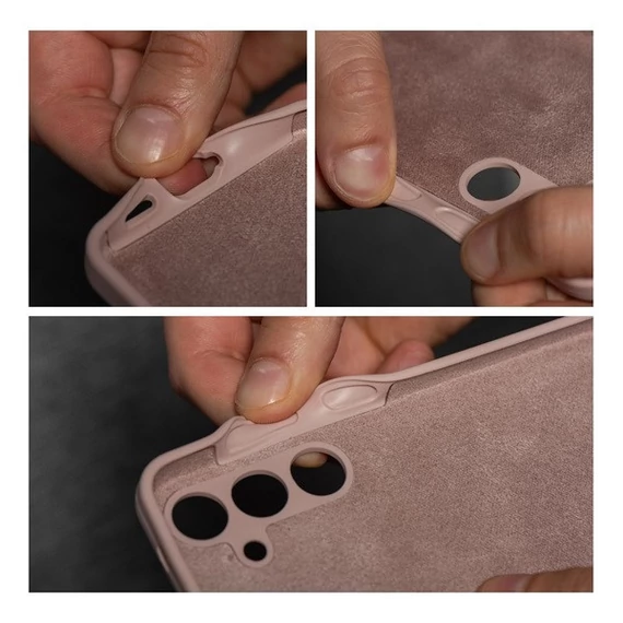 2mm Motorola Edge 40 Neo szilikon hátlap tok, világos rózsaszín