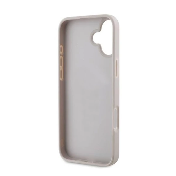 Guess 4G Bottom Stripe Apple iPhone 16 Plus hátlap tok, rózsaszín GUHCP16MG4GLPI