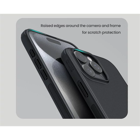 Nillkin Super Frosted Pro Apple iPhone 16 Pro műanyag tok, sötétzöld