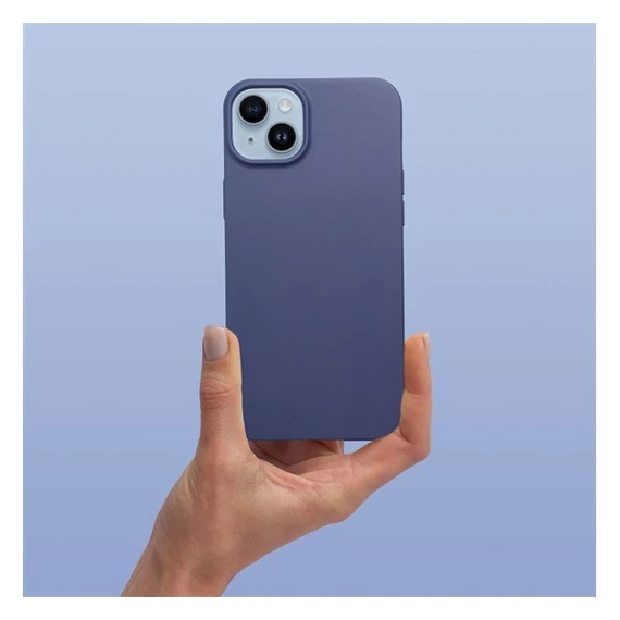 Matt Apple iPhone 16 Pro szilikon tok, kék