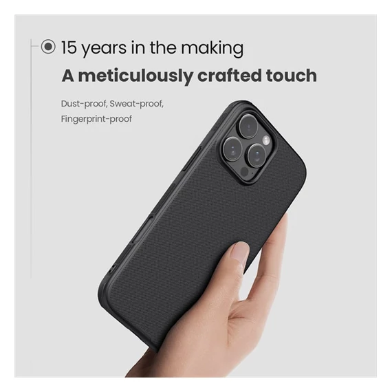 Nillkin Super Frosted Pro Apple iPhone 16 Pro műanyag tok, kék