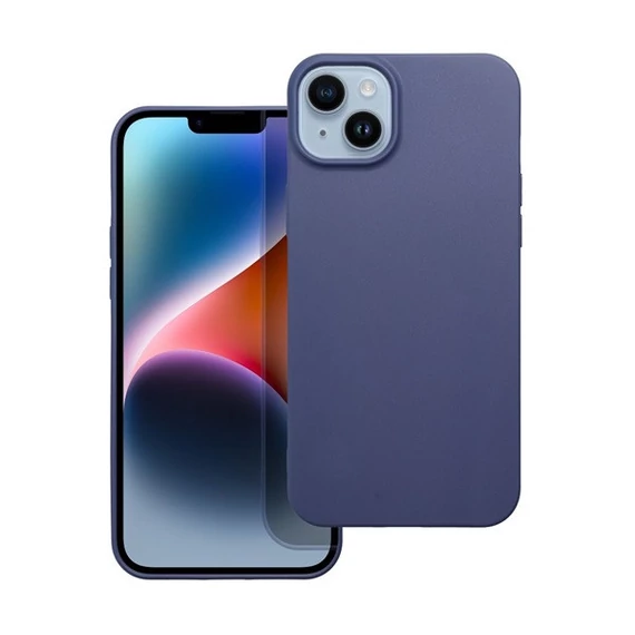Matt Apple iPhone 16 Pro Max szilikon tok, kék