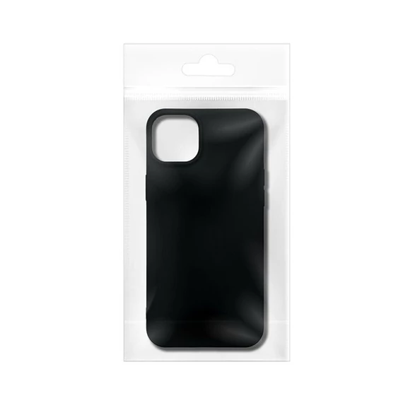 Matt Apple iPhone 16 Plus szilikon tok, fekete