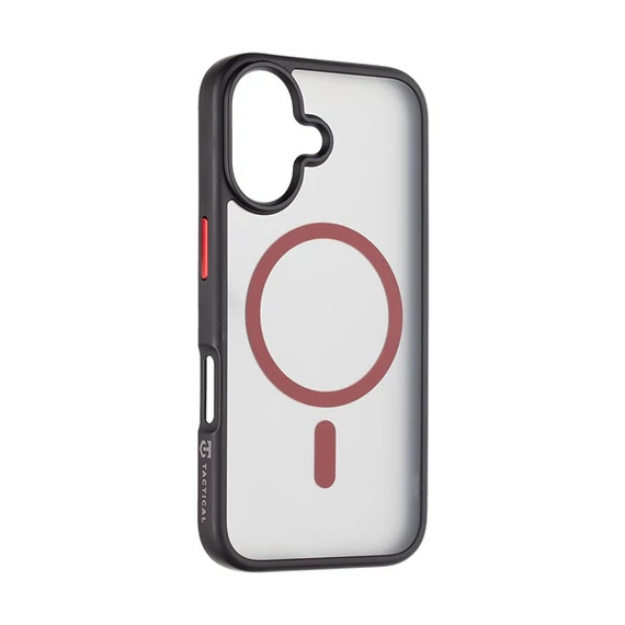 Tactical MagForce Hyperstealth 2.0 Apple iPhone 16 MagSafe kompatibilis tok, fekete/piros