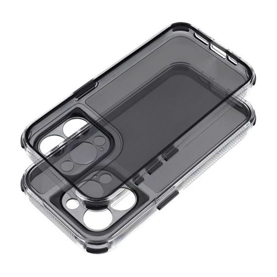 Matrix Apple iPhone 13 hátlap tok kameravédő peremmel, fekete