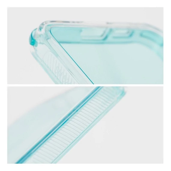 Matrix Apple iPhone 16 Plus hátlap tok kameravédő peremmel, zöld/menta