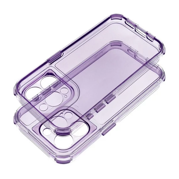 Matrix Apple iPhone 16 Pro Max hátlap tok kameravédő peremmel, lila