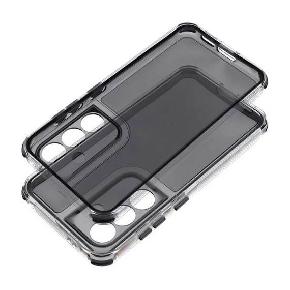 Matrix Samsung Galaxy A15 4G / A15 5G hátlap tok kameravédő peremmel, fekete