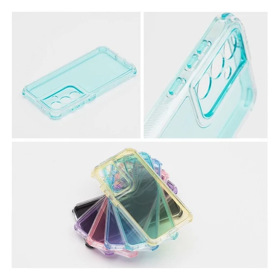 Matrix Xiaomi Redmi Note 13 5G hátlap tok kameravédő peremmel, zöld/menta