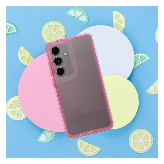 Matrix Xiaomi Redmi Note 13 5G hátlap tok kameravédő peremmel, rózsaszín