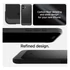 Spigen Rugged Armor MagFit Apple iPhone 16 Plus tok, Matte Black, fekete