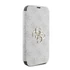 Guess 4G Metal Logo iPhone 16 Pro Max flip/oldalra nyíló tok, rózsaszín GUBKP16X4GMGPI