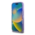 Guess IML Flowers Wreath iPhone 16 Pro MagSafe kemény hátlap tok, lila GUHMP16LHFWFCU