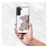 Teddy Bear Samsung Galaxy A15 4G / A15 5G csillogó köves tok, rózsaszín