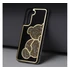 Teddy Bear Samsung Galaxy A25 5G csillogó köves tok, arany