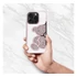 Teddy Bear iPhone 16 Pro csillogó köves tok, rózsaszín