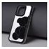 Teddy Bear iPhone 16 Plus csillogó köves tok, fekete
