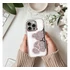 Teddy Bear iPhone 16 Plus csillogó köves tok, rózsaszín