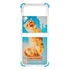 Samsung Galaxy Flip4 Toiletpaper macska mintás gyári tok, kék (GP-FPF721HICLY)