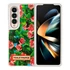Samsung Galaxy Z fold4 Toiletpaper rózsa mintás gyári tok, zöld (GP-FPF936AMBRY)