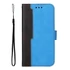 Apple Wooze Colour Wallet iPhone 16 Plus oldalra nyíló tok, stand, kártyatartóval, kézpánttal, kék