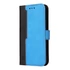 Apple Wooze Colour Wallet iPhone 16 Plus oldalra nyíló tok, stand, kártyatartóval, kézpánttal, kék