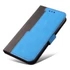 Apple Wooze Colour Wallet iPhone 16 Plus oldalra nyíló tok, stand, kártyatartóval, kézpánttal, kék