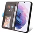 Apple Wooze Colour Wallet iPhone 16 Plus oldalra nyíló tok, stand, kártyatartóval, kézpánttal, kék