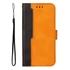 Apple Wooze Colour Wallet iPhone 16 Plus oldalra nyíló tok, stand, kártyatartóval, kézpánttal, narancssárga