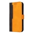 Apple Wooze Colour Wallet iPhone 16 Plus oldalra nyíló tok, stand, kártyatartóval, kézpánttal, narancssárga