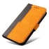 Apple Wooze Colour Wallet iPhone 16 Plus oldalra nyíló tok, stand, kártyatartóval, kézpánttal, narancssárga