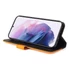 Apple Wooze Colour Wallet iPhone 16 Plus oldalra nyíló tok, stand, kártyatartóval, kézpánttal, narancssárga