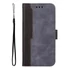 Apple Wooze Colour Wallet iPhone 16 Plus oldalra nyíló tok, stand, kártyatartóval, kézpánttal, szürke