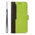Apple Wooze Colour Wallet iPhone 16 Plus oldalra nyíló tok, stand, kártyatartóval, kézpánttal, zöld