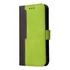 Apple Wooze Colour Wallet iPhone 16 Plus oldalra nyíló tok, stand, kártyatartóval, kézpánttal, zöld