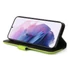 Apple Wooze Colour Wallet iPhone 16 Plus oldalra nyíló tok, stand, kártyatartóval, kézpánttal, zöld