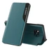 Apple Wooze FashionBook iPhone 16 Plus oldalra nyíló tok, stand, zöld