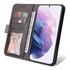 Apple Wooze Colour Wallet iPhone 16 Pro Max oldalra nyíló tok, stand, kártyatartóval, kézpánttal, szürke