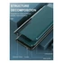 Apple Wooze FashionBook iPhone 16 Pro oldalra nyíló tok, stand, zöld