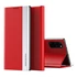 Apple Wooze Silver Line iPhone 16 Pro oldalra nyíló tok, stand, piros