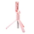 Prémium selfie bot, 19 - 70 cm, forgatható, exponáló gombbal, bluetooth-os, v4.0, tripod, R1, rózsaszín